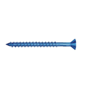 100 TORNILLOS  3/16 POR 2-1/4 TORX AZUL PARA CONCRETO