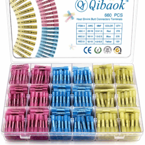 JUEGO DE 660 CONECTORES DE TEMINALES DE CABLE ELECTRICO 25 TIPOS