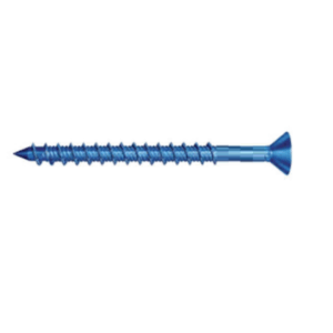100 TORNILLOS 1/4 POR 3 TORX AZUL PARA CONCRETO