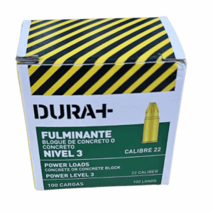 100 FULMINANTES CALIBRE 22 NIVEL 3 CAJA VERDE