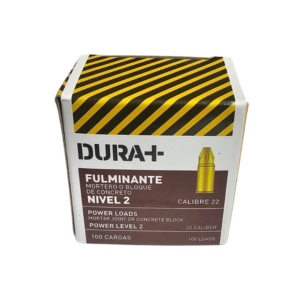 100 FULMINANTES CALIBRE 22 GRADO 3 CAJA CHOCOLATE