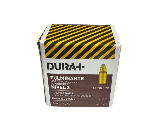 100 FULMINANTES CALIBRE 22 GRADO 3 CAJA CHOCOLATE