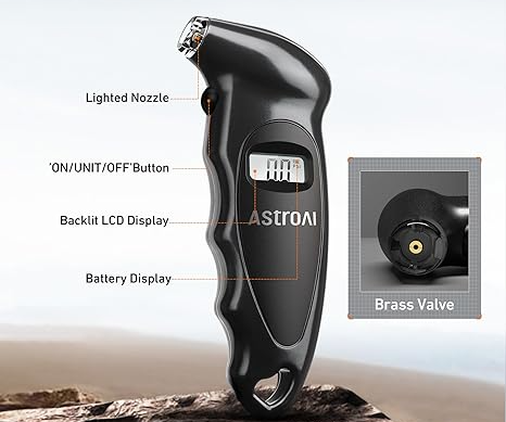 MEDIDOR DE PRESION DE NEUMATICO DIGITAL