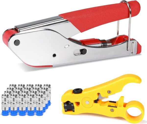 CRIMPADORA DE CABLE COAXIAL RG6