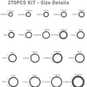 O RING MILIMETRICOS PARA REFRIGERACION 270