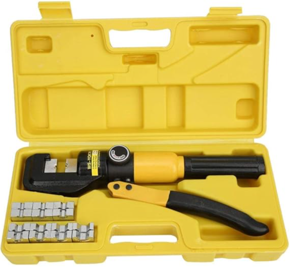 CRIMPADORA DE TERMINALES DE CABLES ELECTRICOS HIDRAULICA