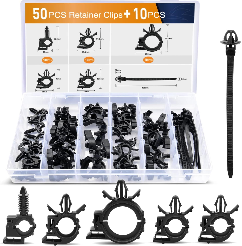 CLIPS PARA SUJETAR ARNESES DE CABLEADO AUTOMOTRIZ