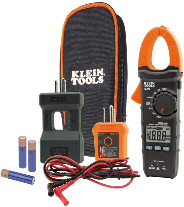 AMPERIMETRO 2 PROBADORES KLEIN TOOLS MAS